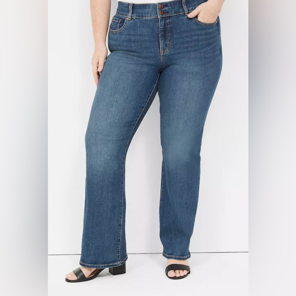 Lane Bryant High Rise Bootcut Jeans - Plus Size 22 Long - Picture 2 of 7